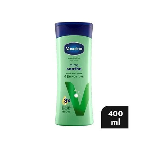Vaseline body Lotion Aloe Soothe (400ml) - Jejetu